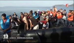 L'accueil difficile des réfugiés sur île de Lesbos