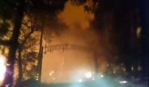 Etats-Unis : un Californien filme sa fuite en voiture au milieu d'une forêt en flammes