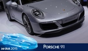 Porsche 911 restylée en direct du salon de Francfort 2015
