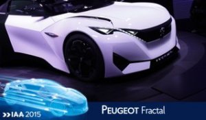 Peugeot Fractal en direct du salon de Francfort 2015