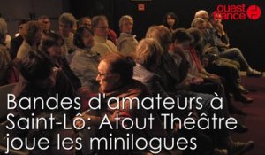 Festival Bandes d'amateurs à Saint-Lô. Atout Théâtre joue Siméon.