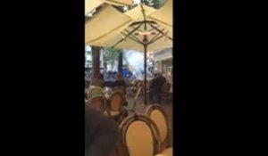 Groningen - OM : les supporters marseillais retournent un bar