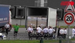 Des migrants découverts dans un camion à Saint-Brieuc