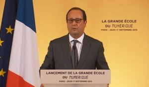 François Hollande lance la Grande école du numérique