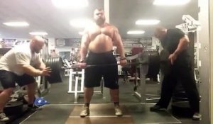 L'entraînement fou en pyramidal de Eddie Hall "L'homme le plus fort du monde"