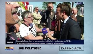 Emmanuel Macron pris à parti par une femme... qui le complimente sur son physique !