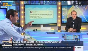 Tweet d'Hillary Clinton: "Le scandale qui s'est produit aux États-Unis ne concerne pas les Biotech", Philippe Pouletty - 23/09