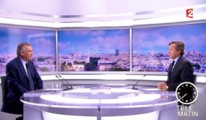 Les 4 Vérités. François Bayrou : "Les migrants ne veulent pas venir en France, ça me fait honte"