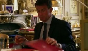 Les préparatifs du premier Conseil des ministres du gouvernement Valls 2
