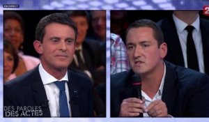 Manuel Valls dans DPDA : échange tendu avec un militant "Les Républicains"