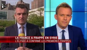 Syrie : "une volonté de frapper pour manifester que la France est à l'initiative"