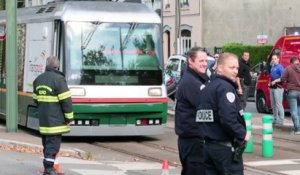 Marcq-en-Barœul: quatre blessés dans une collision entre une voiture et un tramway
