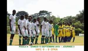 ‪#TournoidesTalentsdesLagunes‬ ‪#Foot225‬ ‪#IvoireAcadémie‬ - Résumé - Journée 3 - IAFC vs CFKA (0-0) - Septembre 2015