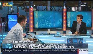 Le Hashtag du jour: 4 000 tweets sur l'entrée du Front national à Sciences Po Paris - 01/10