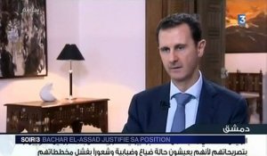 Bachar al-Assad appelle les Occidentaux à soutenir l'armée russe