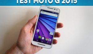 Test du Motorola Moto G 2015 (3e génération)