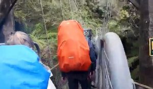 4 Français chutent d'un pont suspendu en Nouvelle-Zelande