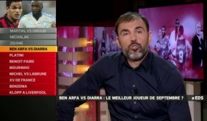 E21 - L'Équipe du soir - Extrait : Ben Arfa VS Diarra, qui est le meilleur joueur de septembre ?