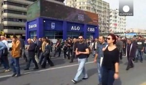 Manifestations en hommage aux victimes de l'attentat d'Ankara