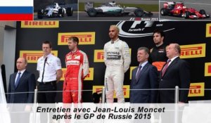 Entretien avec Jean-Louis Moncet après le GP de Russie 2015