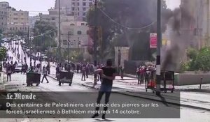 Violences à Bethléem entre manifestants palestiniens et forces israéliennes