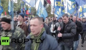 La «Marche des Héros» a rassemblé  à Kiev des milliers d’ultra-nationalistes