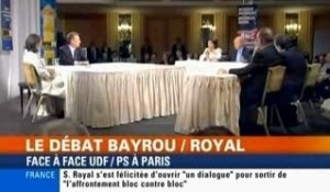Débat Royal-Bayrou sur RMC / BFM TV