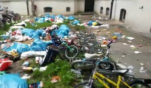 Des migrants jettent les ordures par la fenêtre à Augsbourg