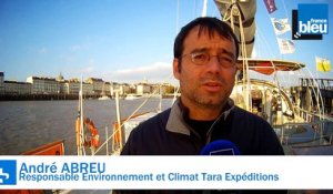 La goélette d'exploration scientifique TARA en escale à Nantes