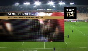 TOP 14 - Grenoble – Montpellier : 19-30 - ESSAI de pénalité (MHR) - Saison 2015/2016