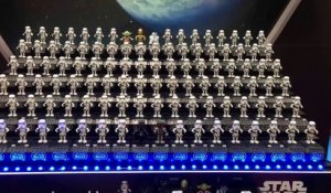 110 figurines Star Wars dansent dans un magasin Japonais - Star Wars Space Opera