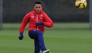 L'enroulée chirurgicale d'Alexis Sanchez à l'échauffement