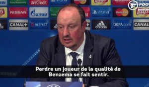 Benitez commente l'absence de Benzema