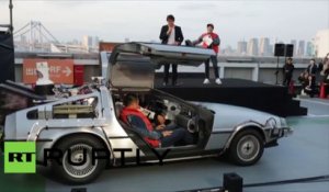 La célèbre voiture du film «Retour vers le futur» reproduite au Japon