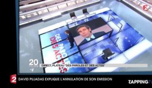 Marine Le Pen annule Des paroles et des actes au dernier moment : David Pujadas s'explique dans le JT de France 2