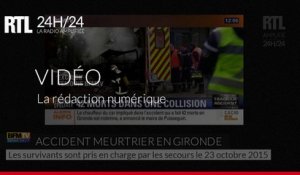 Accident en Gironde : les secours prennent en charge les survivants