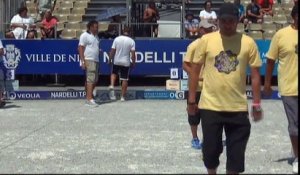 Huitième de finale de l'Europétanque Département des Alpes-Maritimes à Nice 2015 : SEVILLA vs RIZZI