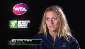 Masters - Kvitova : "J'ai fait du bon boulot"