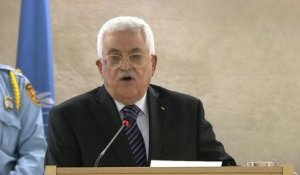Abbas demande un "régime de protection internationale" pour le peuple palestinien "de toute urgence"