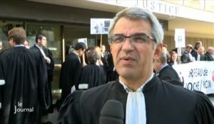 Aide juridictionnelle : Manifestation des avocats en Vendée