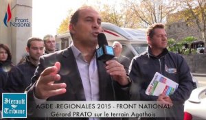 AGDE - CAP D'AGDE - 2015 - LE FN réclame l'exclusion d'Alain LEBAUBE pour propos racistes