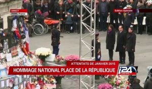 La minute de silence et la Marseillaise en hommage aux victimes