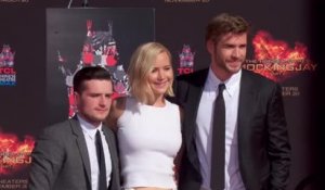 Jennifer Lawrence à la cérémonie d'empreintes pour la fin des Hunger Games