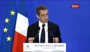 Nicolas Sarkozy : "l'autorité de l'Etat est bafouée"