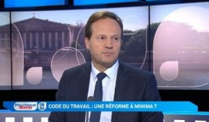 Réforme du code du travail : pour Germain (PS) "il n'y a pas de lien entre le code du travail et l'emploi"