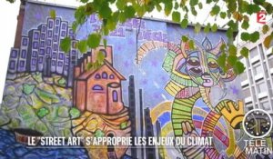 Insolite - Le "street-art" s'approprie les enjeux du climat - 2015/11/06