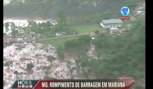 Rupture du barrage minier de Fundao au Brésil