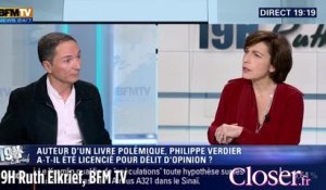 19H Ruth Elkrief : Philippe Verdier envisage d'attaquer France 2 au pénal