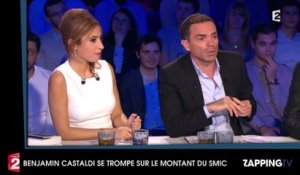 ONPC : Benjamin Castaldi se trompe sur le montant du SMIC et devient la risée du web