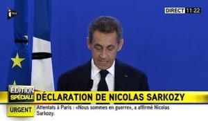 Attentats à Paris : Nicolas Sarkozy fait observer une minute de silence Minute de silence chez Les Républicains